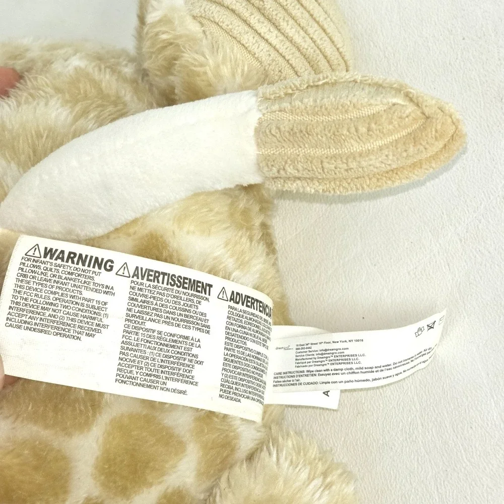 Dream Gro Lullaby Ginny Giraffe Bedtime Projector Lights Music‎ Works Video 2023